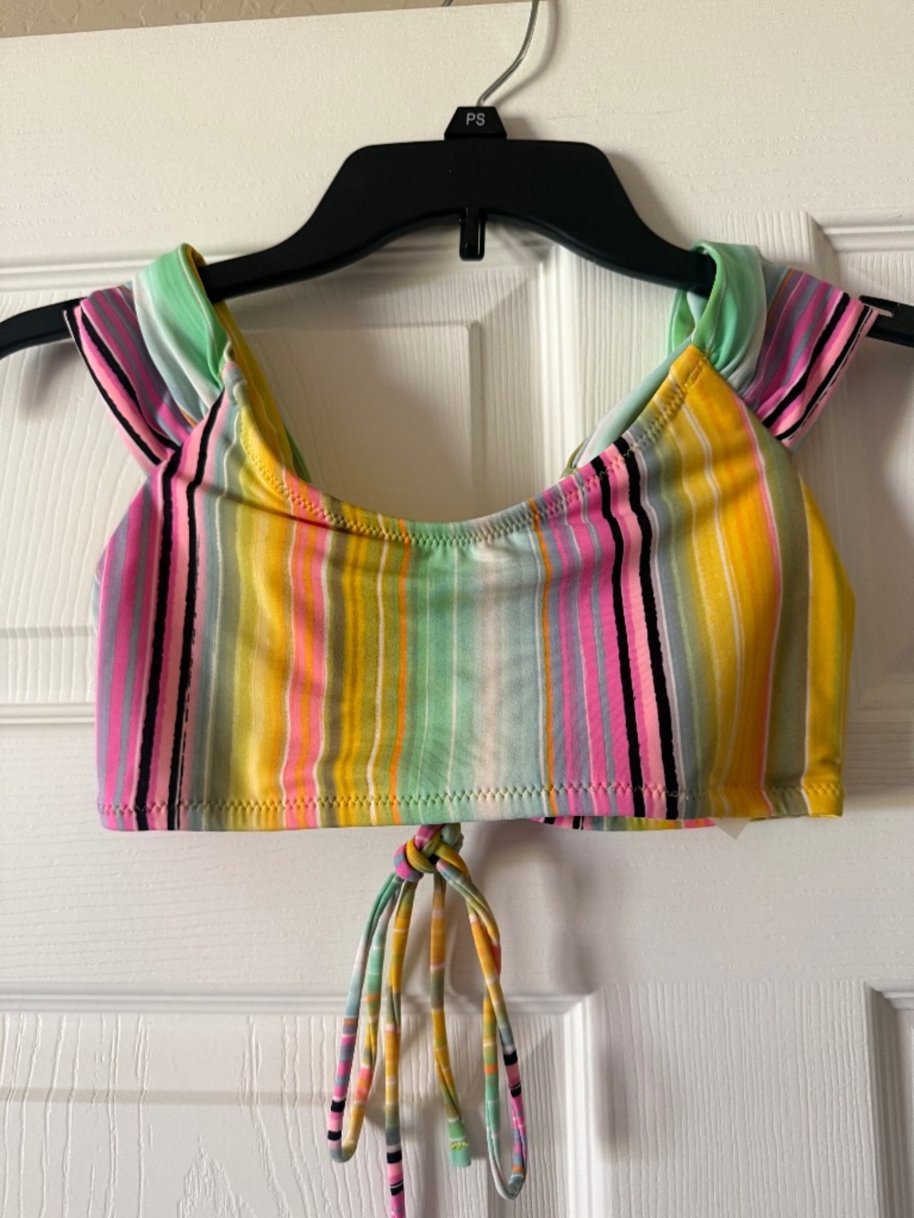 Raisins Newport Striped Bikini Top size S